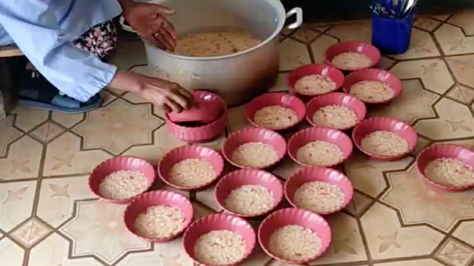 Preparazione della merenda